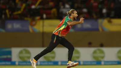 Tahir five-for, Sampson's sixes seal top spot for Guyana Amazon Warriors — ESPNcricinfo