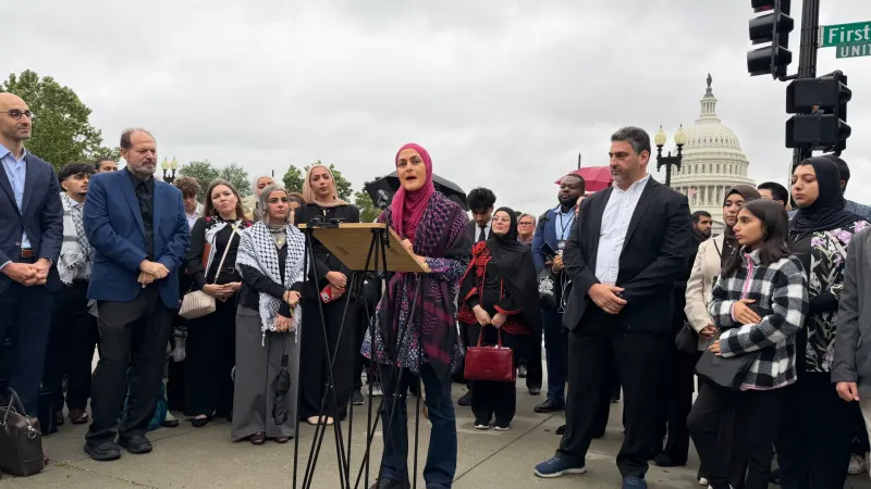 Palestinian Americans meet US lawmakers as Trump seeks $2.8bn for Israel — photograph supplied by Al Jazeera