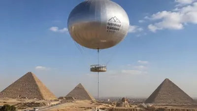 In an unprecedented move, Egypt to launch sky-high tethered balloon ride at Giza Pyramids — Egypt Independent