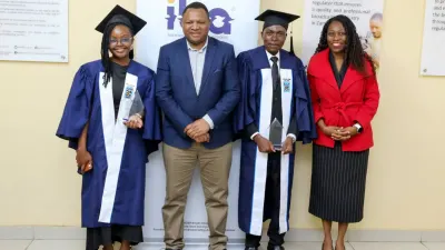 IBA awards two Evelyn Hone graduates, urges them to be professional — Lusaka Times