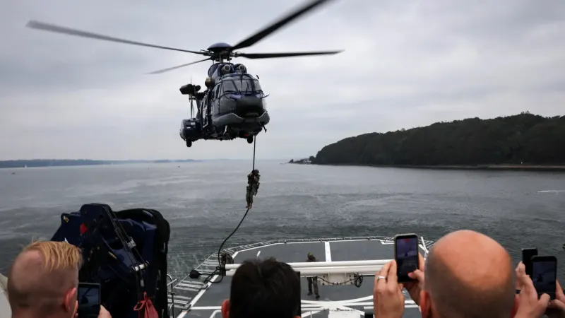 Russia warns Denmark after near miss in Baltic Sea — photograph supplied by Al Jazeera