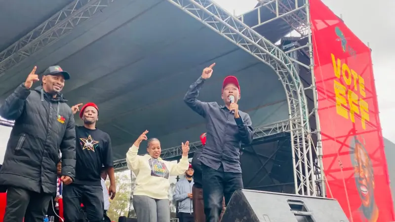 Malema: ‘We are led by fools’ — photograph supplied by HeraldLIVE