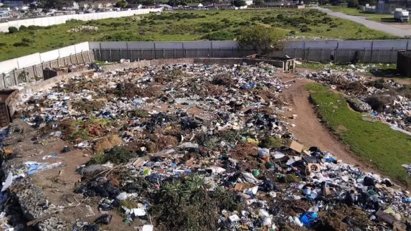 TIPPING POINT: What a load of rubbish — Gqeberha waste transfer stations buckle under neglect — photograph supplied by Daily Maverick
