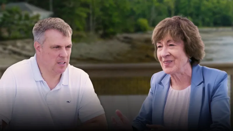 Susan Collins on Trump, tariffs and the state of her senate race over Maine lobsters — photograph supplied by Politico