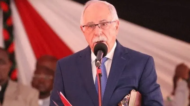 Ex-President Moi’s family mourns Dr Silverstein — photograph supplied by Capital FM Kenya