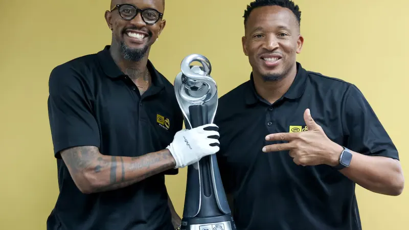 Give Mosimane time, MTN8 ambassadors urge — photograph supplied by HeraldLIVE