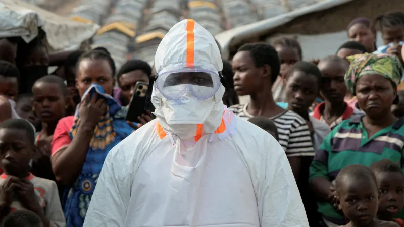 DR Congo short of health workers as it battles 'out-of-control' Ebola outbreak — photograph supplied by Sky News World