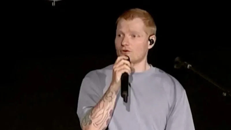 Ed Sheeran calls Gaza war catastrophic after dropping Macklemore over pro-Palestinian comments — photograph supplied by France 24