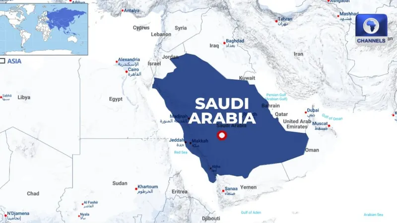 Saudi Civil Defence Issues Warning For Mecca City — photograph supplied by Channels TV