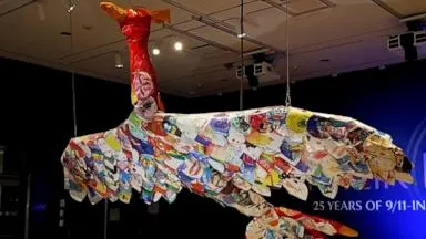 WATCH: Phoenix art project honors children who lost loved ones on 9/11 — photograph supplied by ABC News (US)