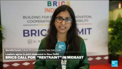 BRICS nations urge 'maximum restraint' in Middle East war — France 24