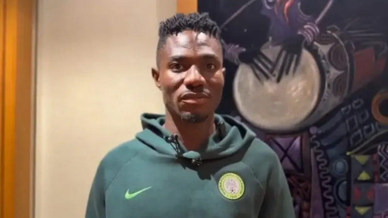 Moses Usor vows to justify expectations after dream Super Eagles debut — photograph supplied by Premium Times