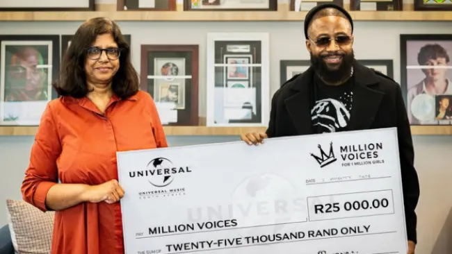 Cassper Partners With Universal Music SA To Fight Period Poverty — photograph supplied by SA Hip Hop Mag