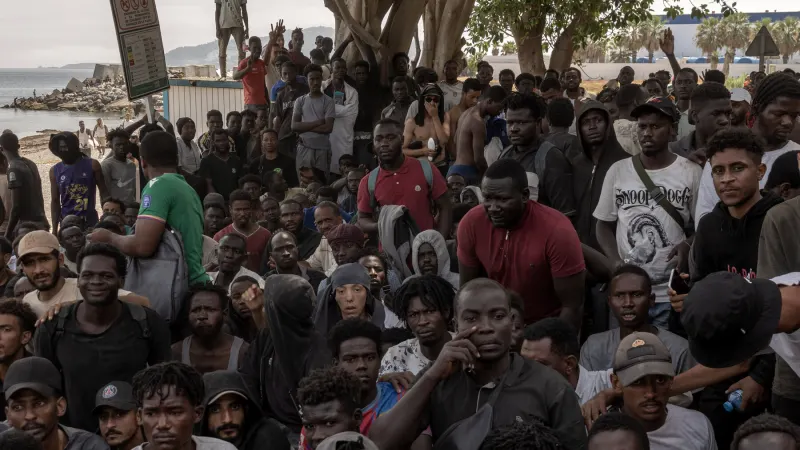 Spain Declassifies Warning to Morocco About Migrant Crossing Plans — photograph supplied by NYT World