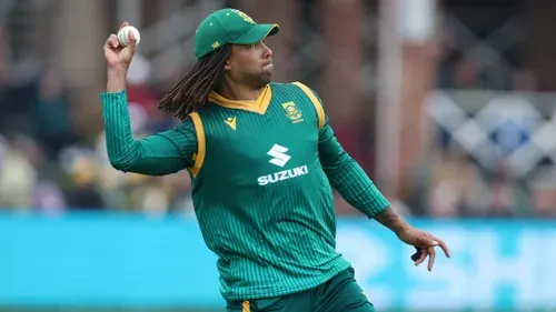 Hamstring Curse Strikes Again: Tony de Zorzi limps off as Aussies set Proteas 323 in Potch — photograph supplied by IOL (site feed)