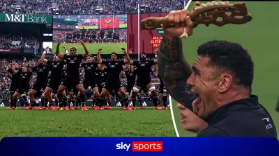Spine-tingling New Zealand Haka in front of captivated US crowd! — Sky Sports