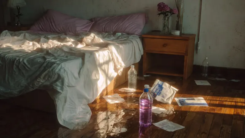 Woman finds bed sheets wet after husband’s sex with secret lover — photograph supplied by News Diggers Zambia