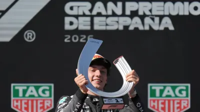 F1 leader Antonelli wins Spanish Grand Prix as unlucky Norris misses out — Al Jazeera